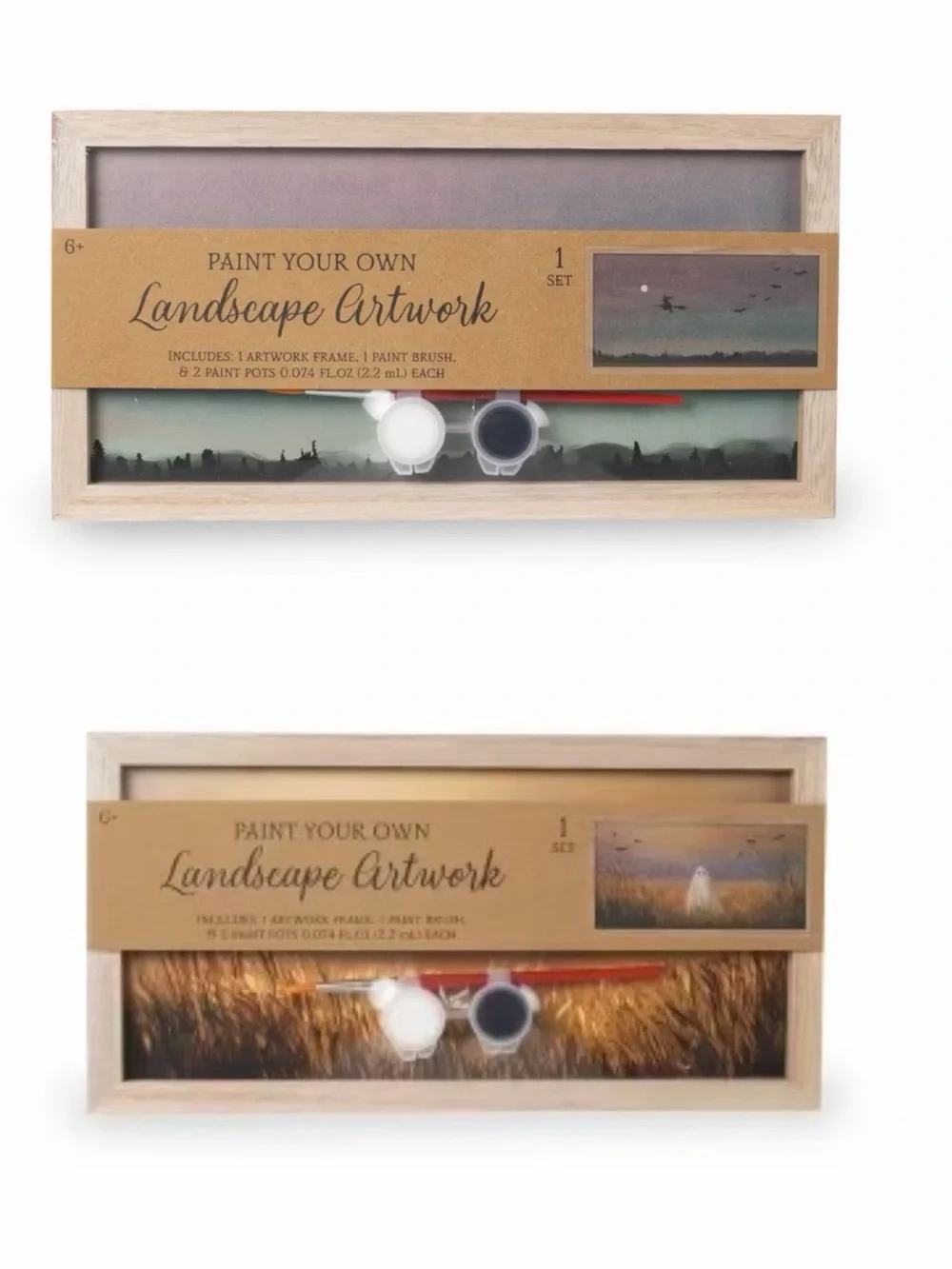 DIY Artwork Wheat Field - Bullseye's Playground & Full Moon ghost